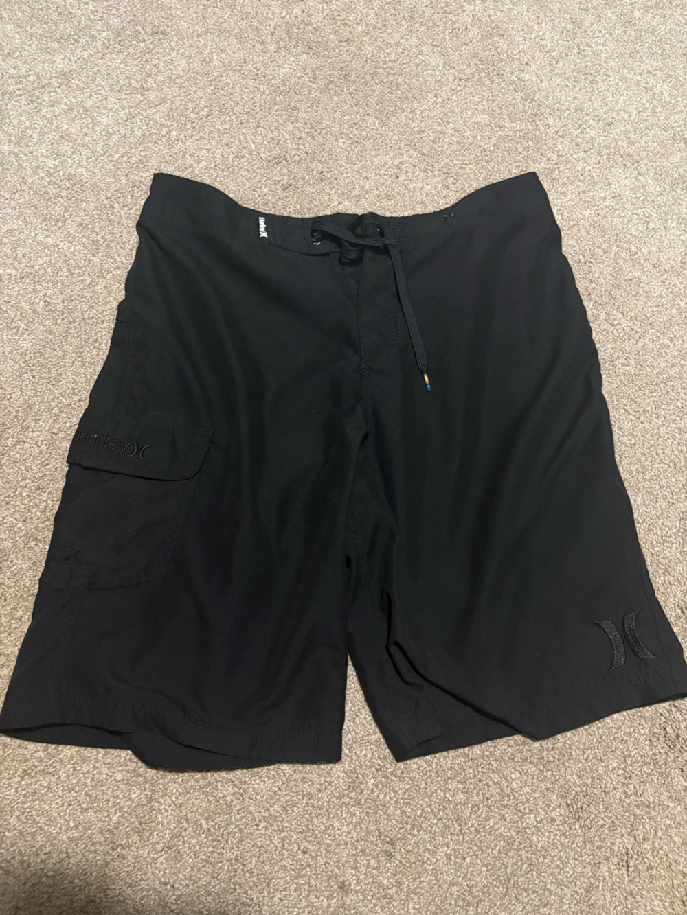 Men’s Hurley Black Boardshorts.
Size 33